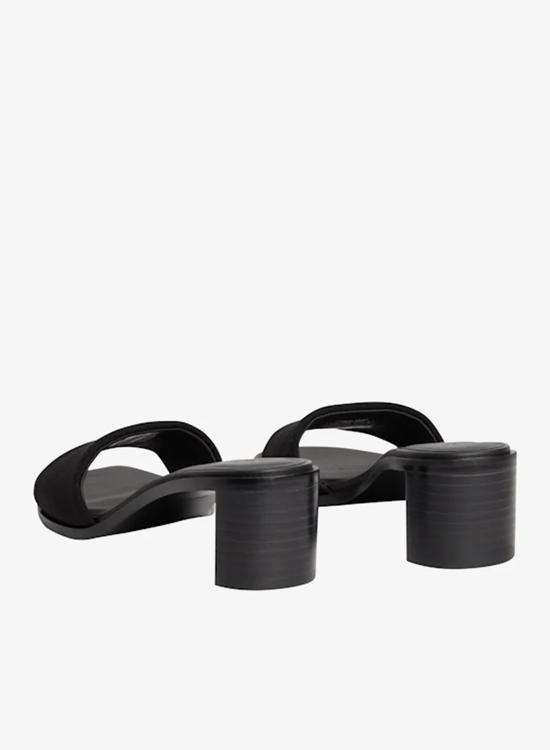 CALVIN KLEIN  Marghe - Logo Jacquard Heeled Sandals for Women | Best Price UAE